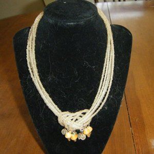 16" Clear Crystal Necklace